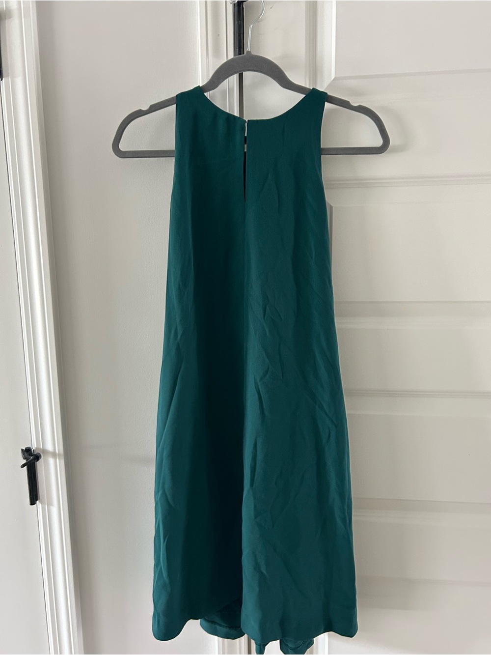 Sleeveless Teal/Emerald Green Shift Dress Classy and Minimal